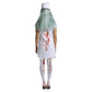Morph Nurse Costume for Women  Scary Zombie Attire  Creepy Medical Outfit for Halloween Fun  Large