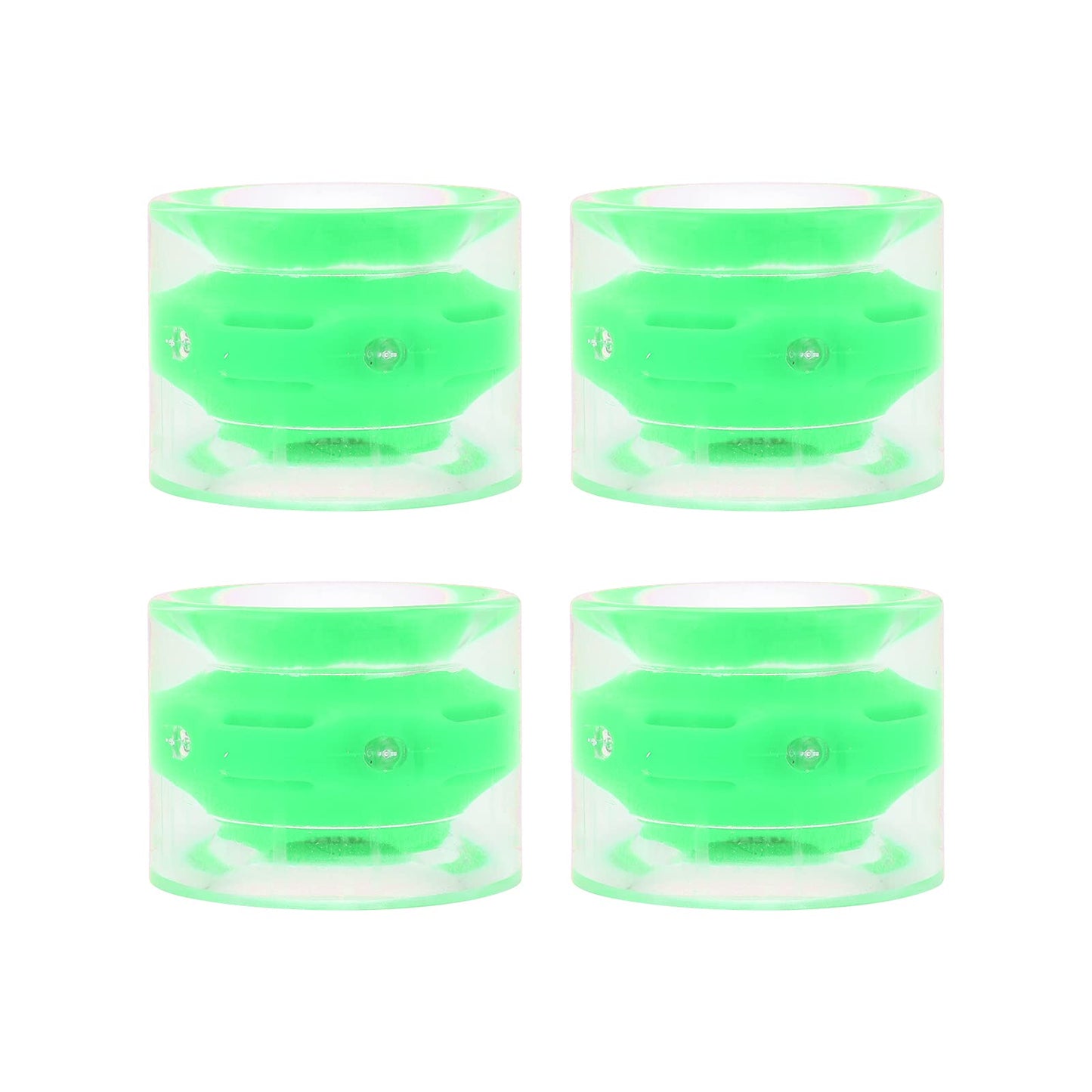 Longboard Wheels, Smooth PU Universal 60mm Skateboard Wheel Wear Resistant for Longboard for Skateboard(Green)