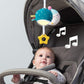 Taf Toys Musical Mini Moon, On-The-Go Pull Down Hanging Music And Lights Infant Toy | Parent And Baby’S Travel Companion, Soothe Baby, Keeps Baby Relaxed While Strolling, For Newborns And Up
