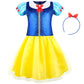 Chillife Princess Dress Up For Girls, Role Play Kids Dress Up Clothes Fo Girls Gift Set Princess Toys For Little Girls Ages 3-8Yrs Toddler Birthday Party
