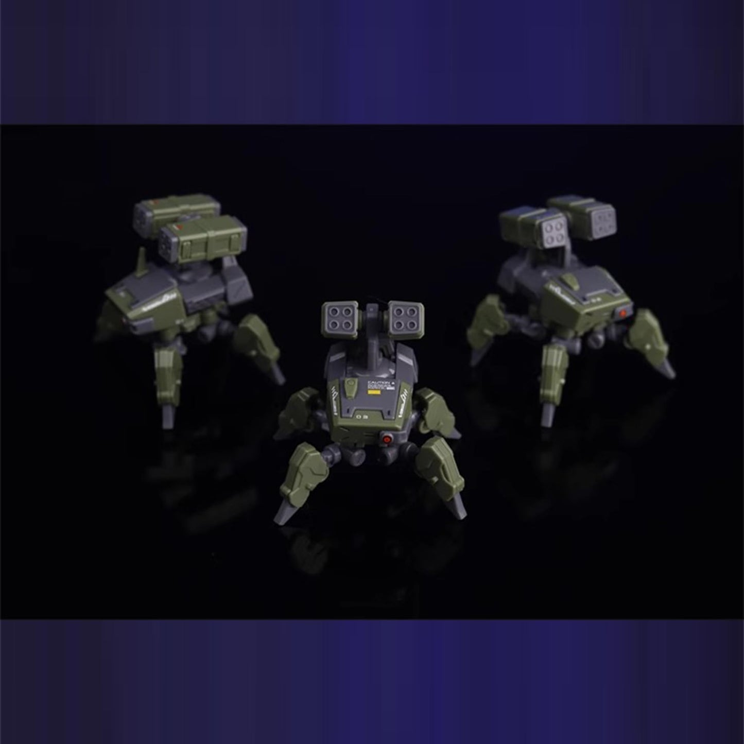 malt-inspiredISE Sheik Mainland 1/144 - Super Cavalry ZA-02 Green - 3PCS/2'' Model Kit Highly Posable Collectible Model Ages 15+