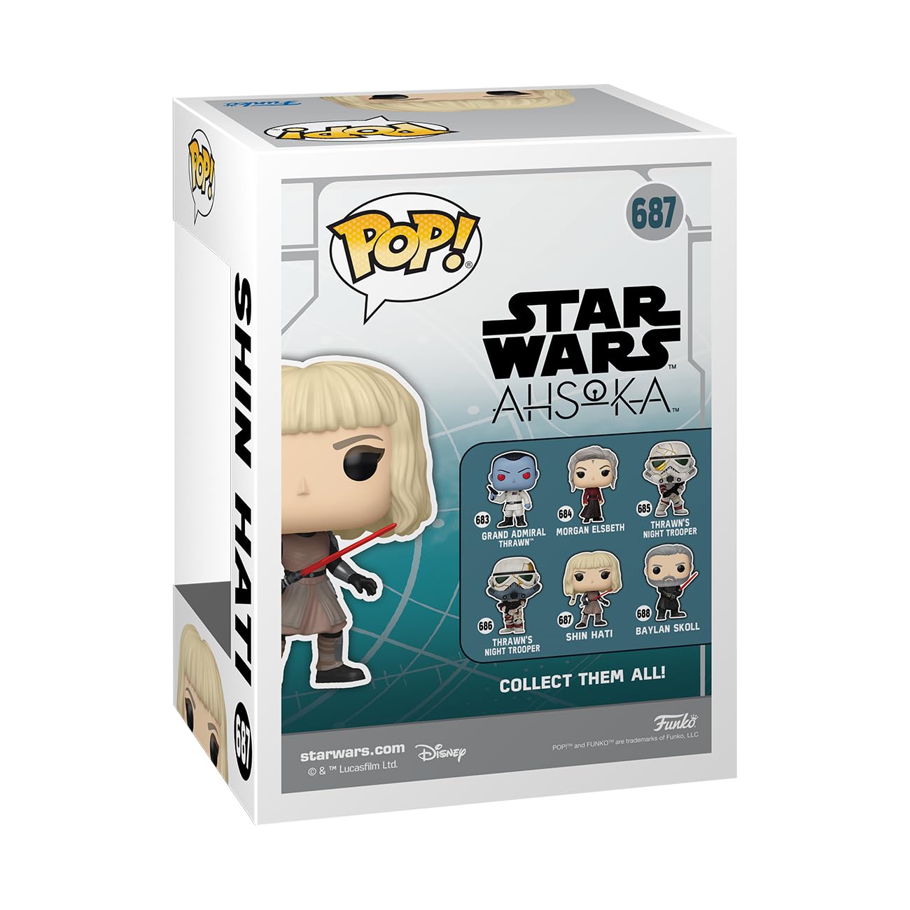 Funko Pop! Vinyl: Star Wars Ahsoka - Shin Hati - Collectable Vinyl Figure - Gift Idea - Official Merchandise - For Kids & Adults - Tv Fans - Model Figure For Collectors And Display