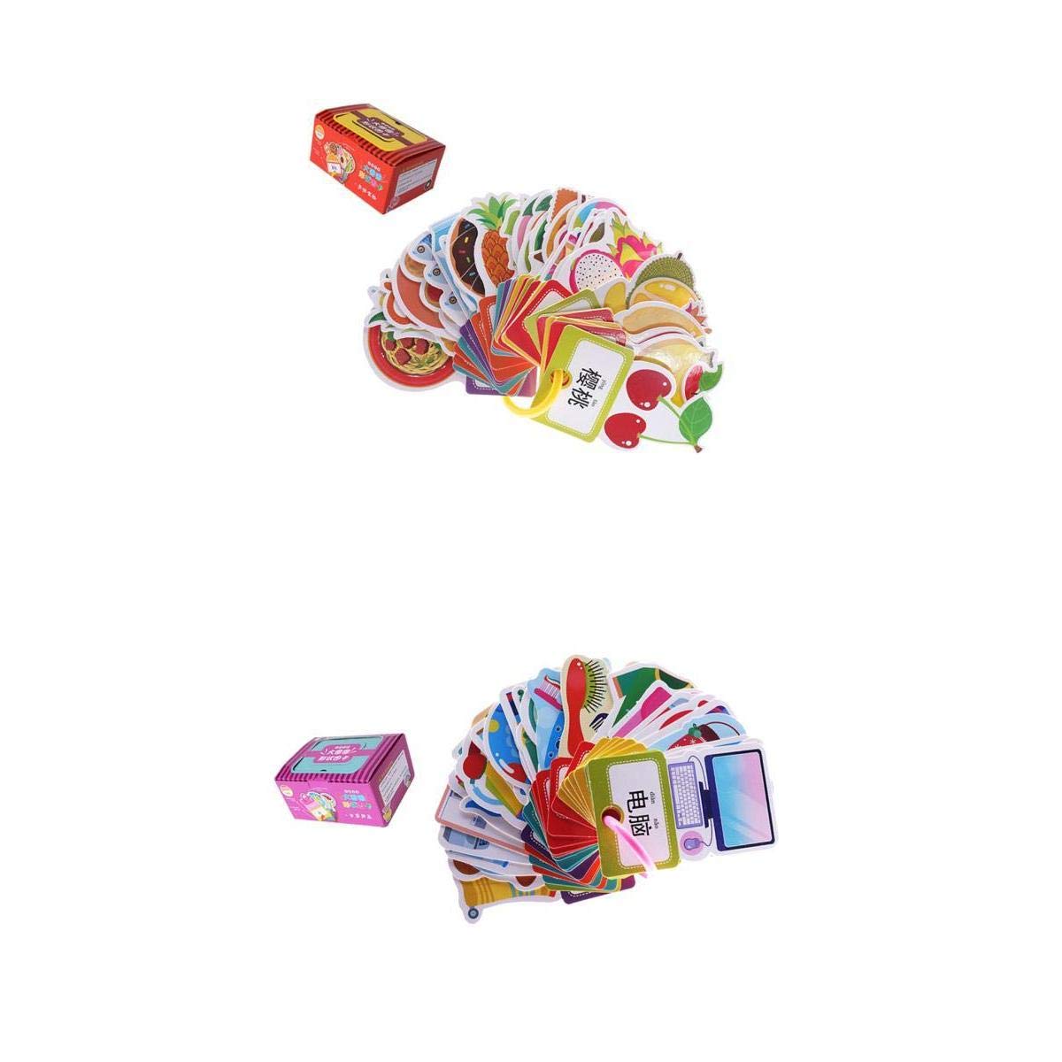 Jazzy Pearls 2 Set(60Pcs) Preschool Educational Flash Cards With Storage Ring|Toys & Hobbies | Educational | Other Educational T