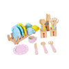 CALANDIS Kitchen Set Toy Wooden Play Dishes and Plates for 3 4 5 6 7 8 Year Olds Gift | Kitchens | Preschool Toys & Pretend Play