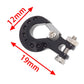 Lafeina Rc Crawler Winch Hooks, Metal Trailer Tow Hook For 1/10 Rc Car Scx10 Tamiya Cc01 D90 D110 Tf2 Trx4 Accessories (B, Black