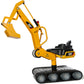 Rolly Toys Cat Construction Ride-On: Metal 360-Degree Excavator Digger With Traction Treads, Youth Ages 3+ Yellow, 38'(H) X 18'(W) X 34'(D)