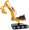 Rolly Toys Cat Construction Ride-On: Metal 360-Degree Excavator Digger With Traction Treads, Youth Ages 3+ Yellow, 38'(H) X 18'(W) X 34'(D)