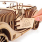 UGEARS VM-01 Roadster Vehicle - 3D Wooden car DYI - Fun Projects for mature-themeds- 3D Mechanical Working Model Idea - Plywood Material with Transmission Integrated - Great Gift for Car Lovers