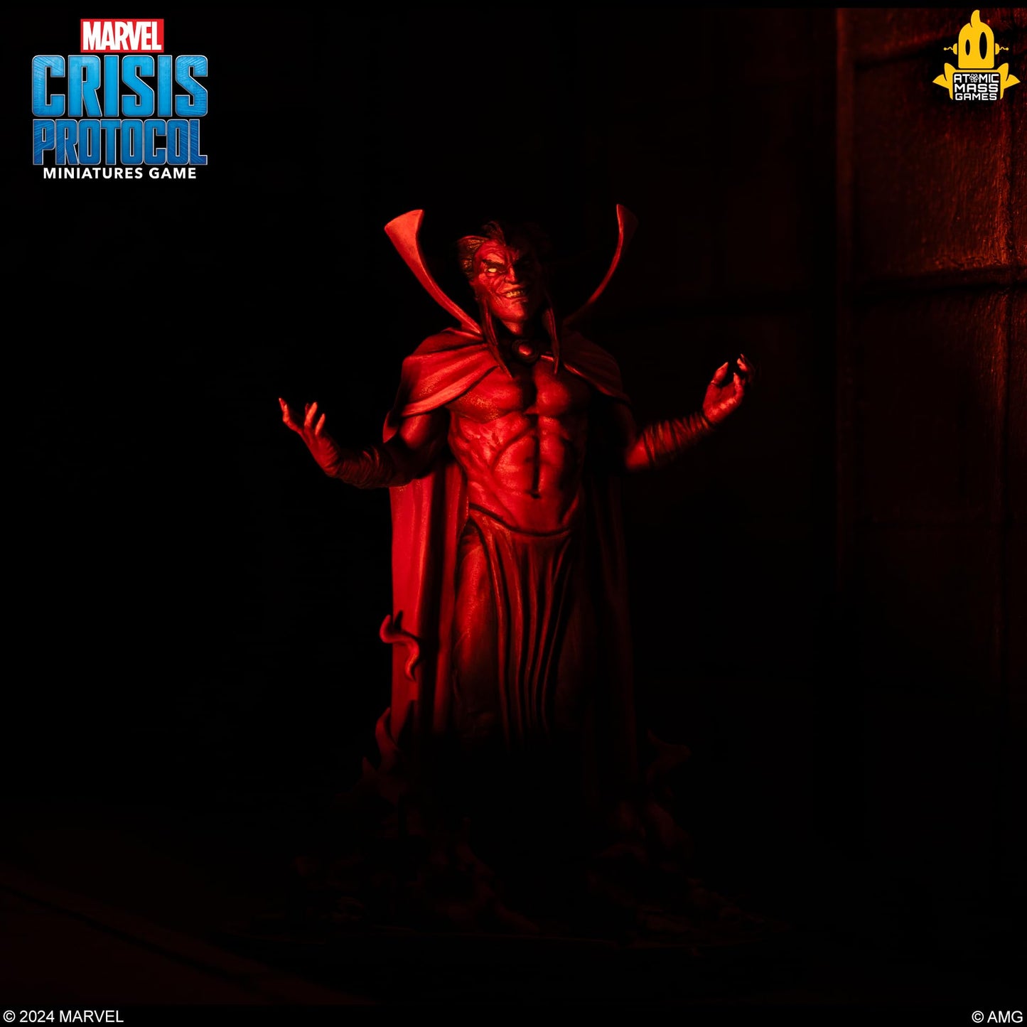 Atomic Mass Games Marvel: Crisis Protocol Mephisto Character Pack - Manipulator of The Battlefield! Tabletop Superhero Game  Ages 14+  2 Players  90 Minute Playtime  Made