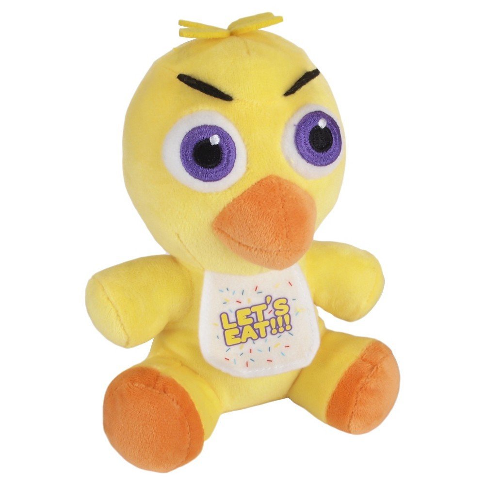 Funko Chica Plush - 6" Yellow Polyester Toy, Model 8734, Five Nights at Freddy's