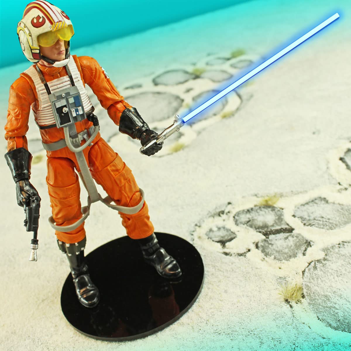 Litko Model Display Bases | 3 Inch Circular | 3 Inch Round | 76Mm | Rpg Huge Figure Size (3 Pack)