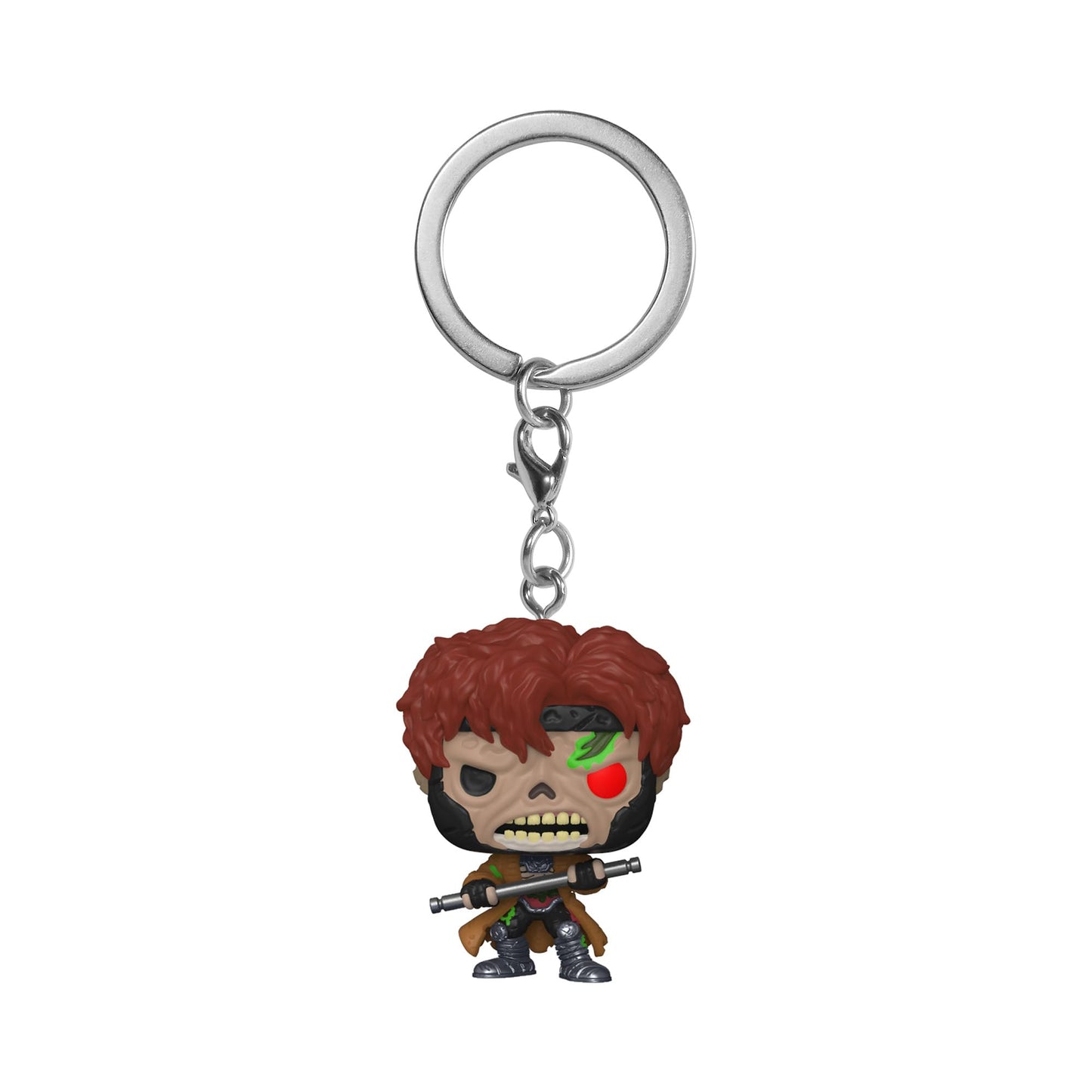 Funko 50275 Pop Keychain: Marvel Zombies-Gambit Collectible Toy, Multicolour, 2 Inches