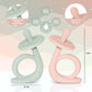 Baby Teething Toys, 100% Food-Grade Silicone Teethers For Babies 0-6 Months Infant, Baby Teether Toys 0-6 Months Bpa Free Baby Chew Toys For Sucking Needs, Baby Teething Toy