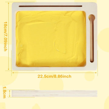 Montessori Sand Tray Toys Wooden, Sand Writing Trays for Kids, Wooden Sand Trays, Wooden Sand Tray Box, Montessori Sand Writing