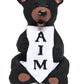 Black Bear Bathroom Decor Toilet Tank Topper Figurine - Aim