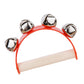 Lichts Wooden Handbell Percussion Instrument Educational Toys For Game Holiday Red