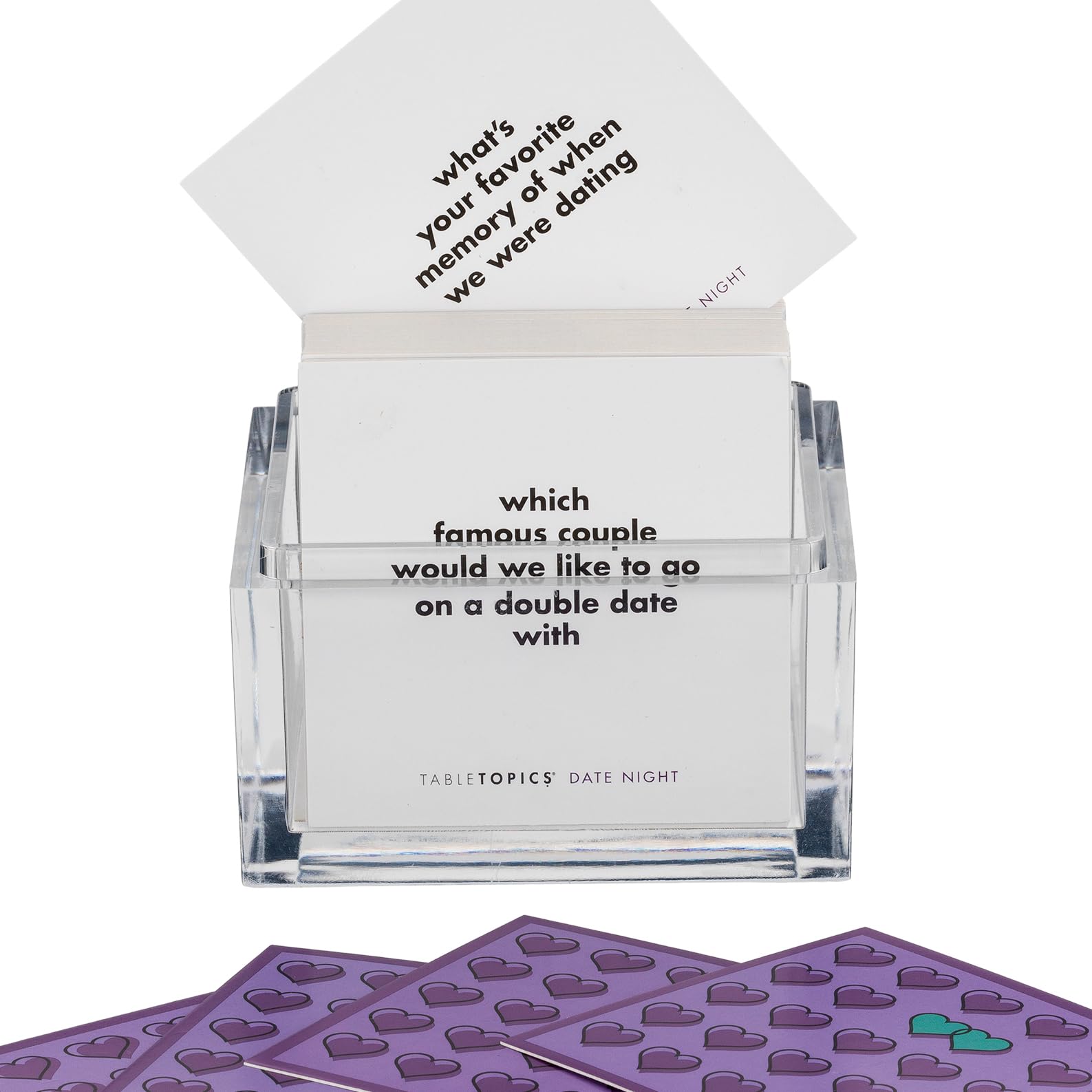 Tabletopics Date Night - 135 Conversation Cards For Couples, Fun Game For Date Night To Spark New & Exciting Conversations & Mem