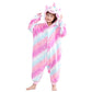 Michley Animal Hooded Romper Kids Flannel Halloween Cosplay Pajamas Costume 3-12T For Autumn Winter, Unicorn, 9-10T, Size130
