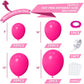 Nisocy Hot Pink Latex Balloon Arch Garland Kit, 102Pcs 18In 12In 10In 5In For Baby Shower Wedding Birthday Valentines Day Prince