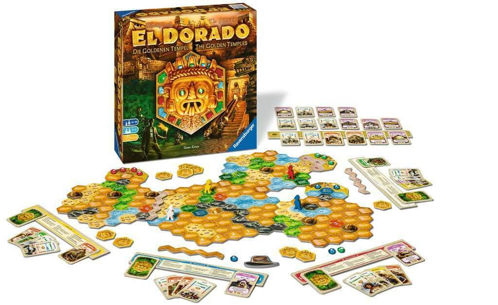 Ravensburger The Quest for El Dorado Game - Adventure for Ages 10+, Multicolor, Model 26129, Paper Material