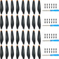 32Pcs Propellers for DJI Mini 3 Replacement Prop Blades Low Noise Accessories for DJI Mini 3 Drone Accessories Exclusive Screws 