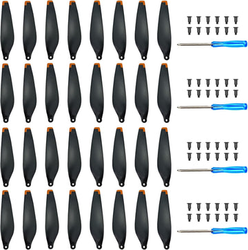 32Pcs Propellers for DJI Mini 3 Replacement Prop Blades Low Noise Accessories for DJI Mini 3 Drone Accessories Exclusive Screws