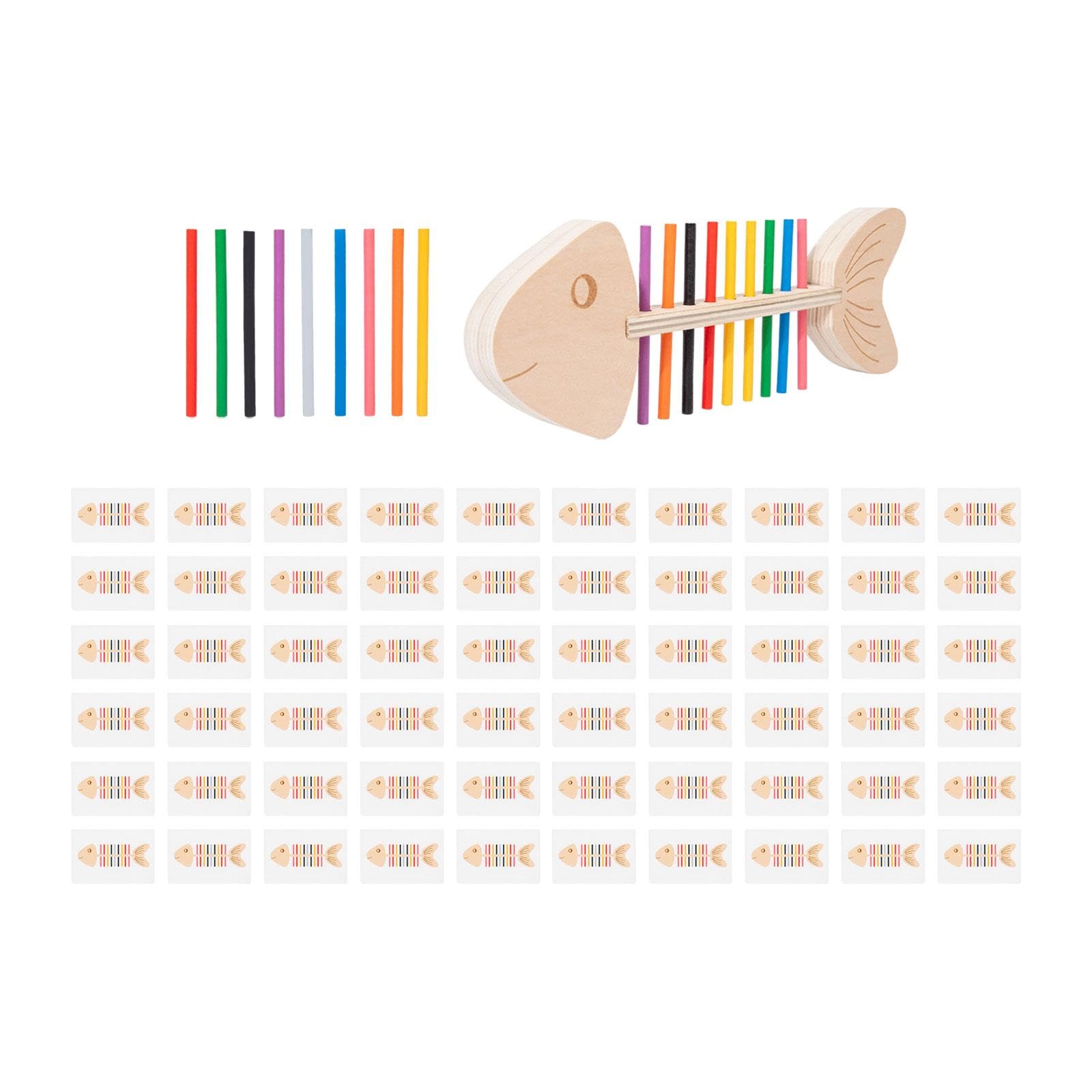 Atorse Montessori Educational Toy Fish Bone Sorting Toy For Boy Girls Kid Preschool|Baby|Toys For Baby|Developmental Baby Toys