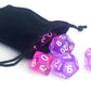 vvpesca Purple DND Dice Set, Pop Color D&D Stuff, - Polyhedral Dice Set for DND Accessories, Dungeons and Dragons, Role Playing