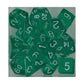 Role 4 Initiative Polyhedral Dice - Translucent Teal W/White, Arch'D4 (7)