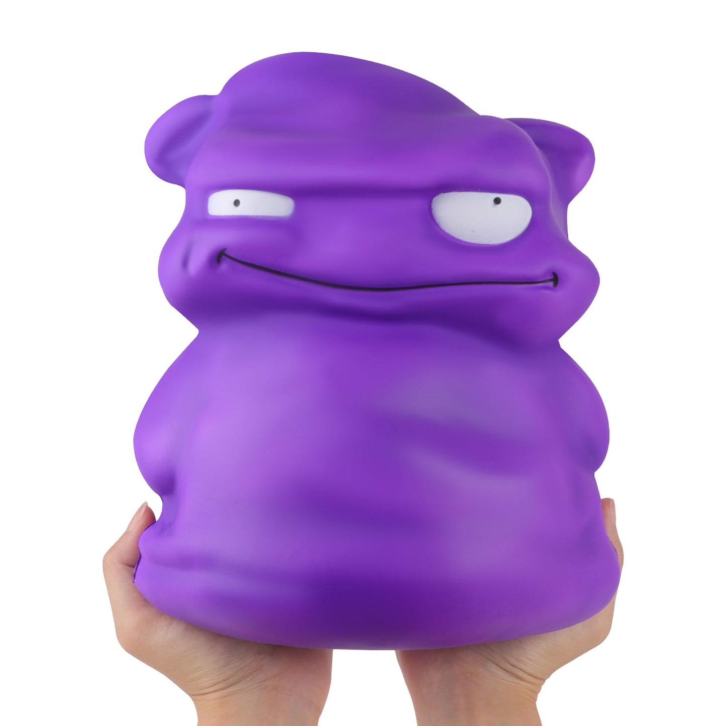 Anboor 9.8Inches Jumbo Squishies Purple Monster Toy Kawaii Gaint Soft Animal Toy Slow Rising Scented Squishys Stress Relief Sque