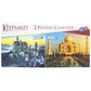 Set Of 2 Keepsakes 1000 Piece Jigsaw Puzzles | Neuschwanstein Castle/Taj Mahal