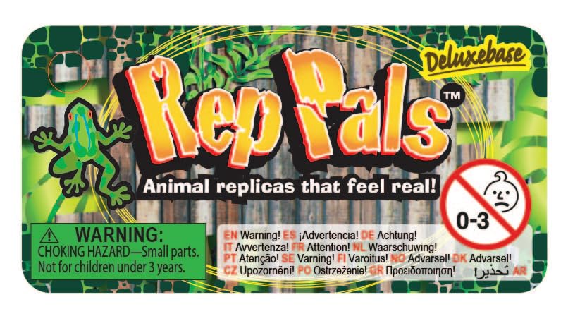 Rep Pals - Dolphin, Stretchy Toy from Deluxebase. Super Stretchy Animal replicas That Feel Real, Great for Kids