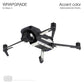 WRAPGRADE Partial Skin Stickers for DJI Mavic 3 / Mavic 3 Classic Accent Color (Madagascar Pearl)