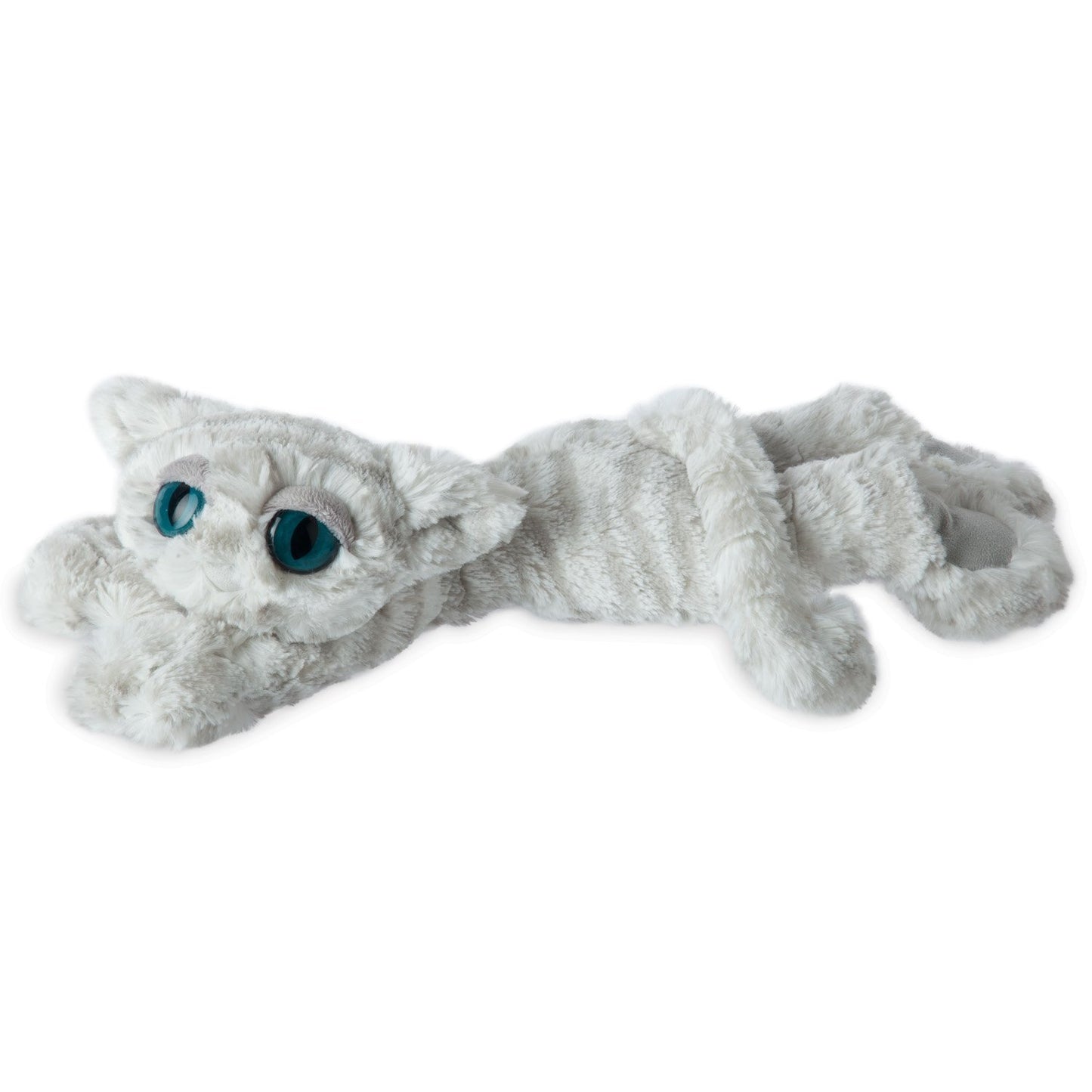 Manhattan Toy Lavish Lanky Cats Snow Plush Toy - 14 White Soft Stuffed Animal for Kids