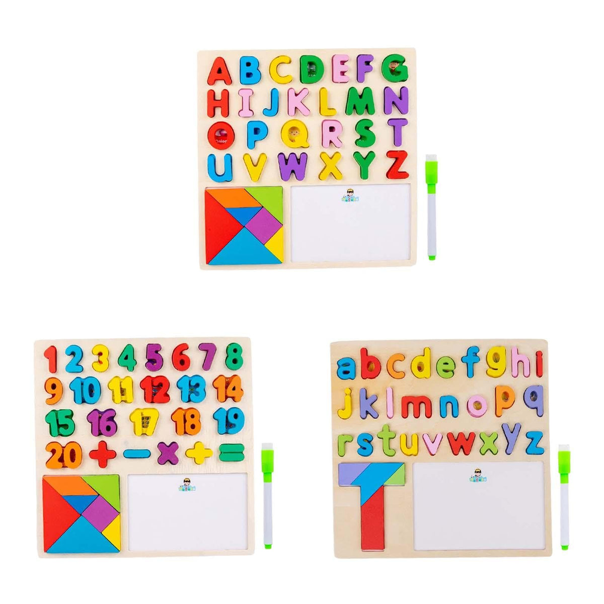Merishopp Puzzle Matching Board Educational Toys For Boys Girls Kids Ages 3 4 5 And Up Uppercase Letter | Baby Learning Toy | In