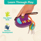 B. toys Toy Car Keys - Interactive Baby Toy with Lights & Sounds, Purple, 1 Count, Model BX1200Z