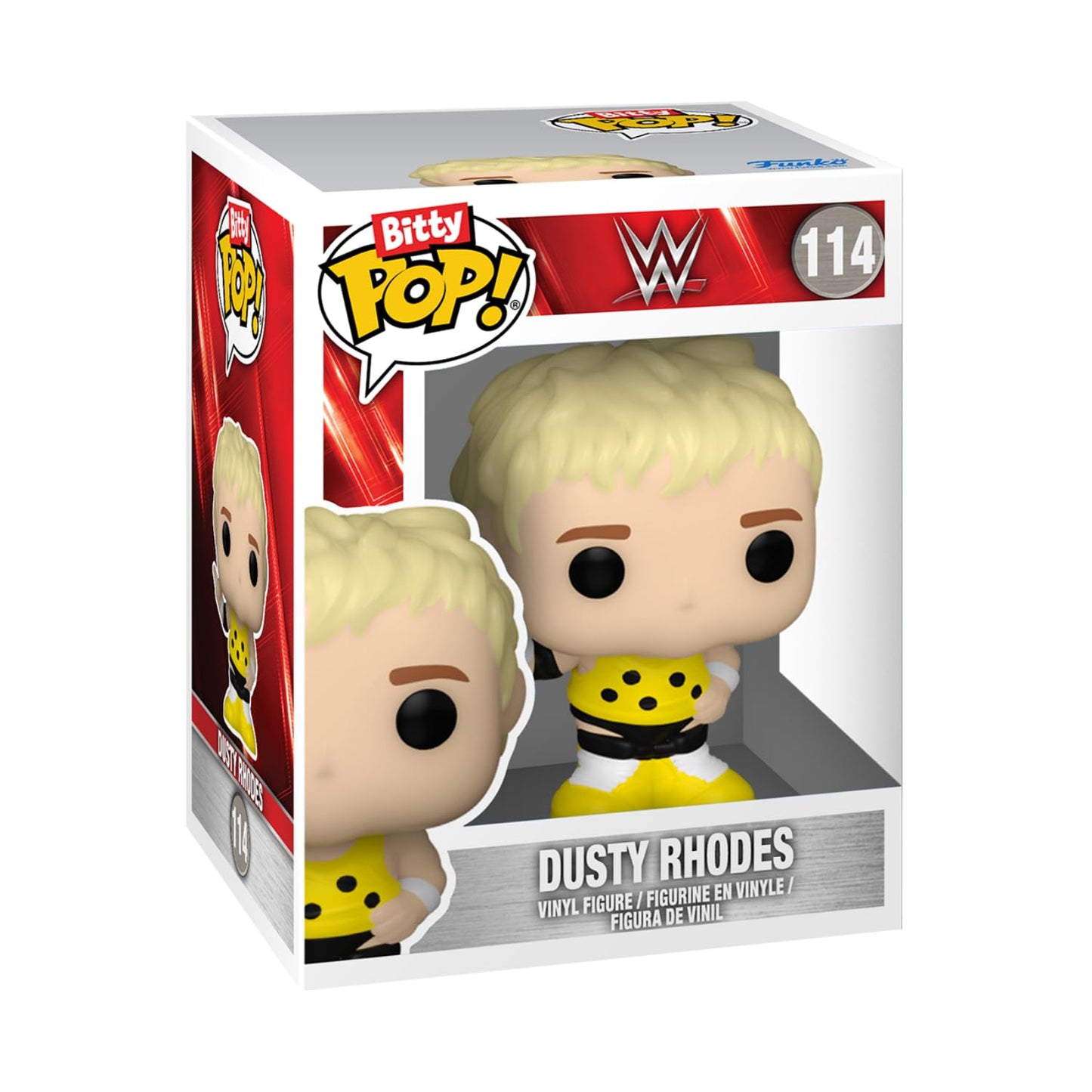 Funko Bitty Pop! Wwe - 4 Pack - Dusty Rhodes, Bitty Pop! Jerry Lawler, Bitty Pop! Ric Flair, And A Mystery Bitty Pop! Figure And