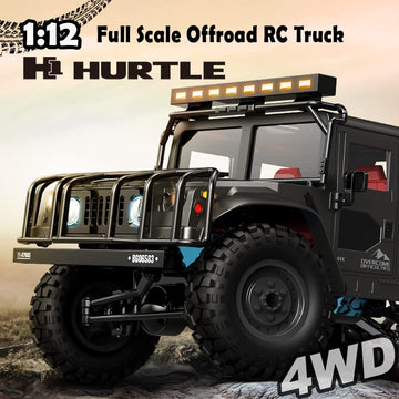 The perseids RC Truck RC Rock Crawler 1/12 Full Scale 4WD Remote Control Car Racing Vehicle Semi Truck and Trailer, 20km/h Offro
