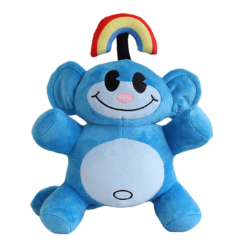 Rainbow Monkey Plush,12' Knd Rainbow Monkey Plushies Peluches Stuffed Animal Doll Toys,Kids Birthday Party Favor Preferred Gift For Holidays,Birthdays (Blue)