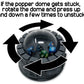 MunnyGrubbers - Castle Dice Popper V2 - Dice Jail - for TTRPG & Board Games - (Random 7PCS D20 Dice Set Included) - Dice Roller