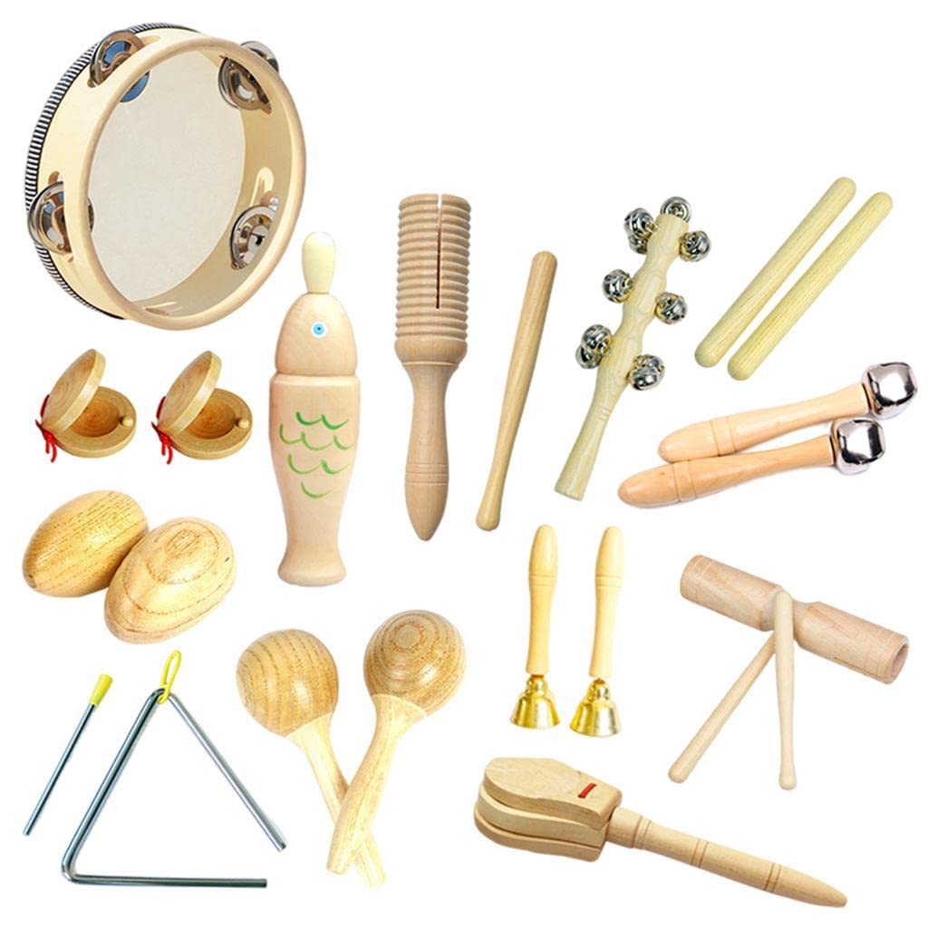 Bnf Percussion Instruments Toy With Storage Bag Musical Instrument Set For Boys 13Piece 1.085Kg|Musical Instruments & Gear | Pe