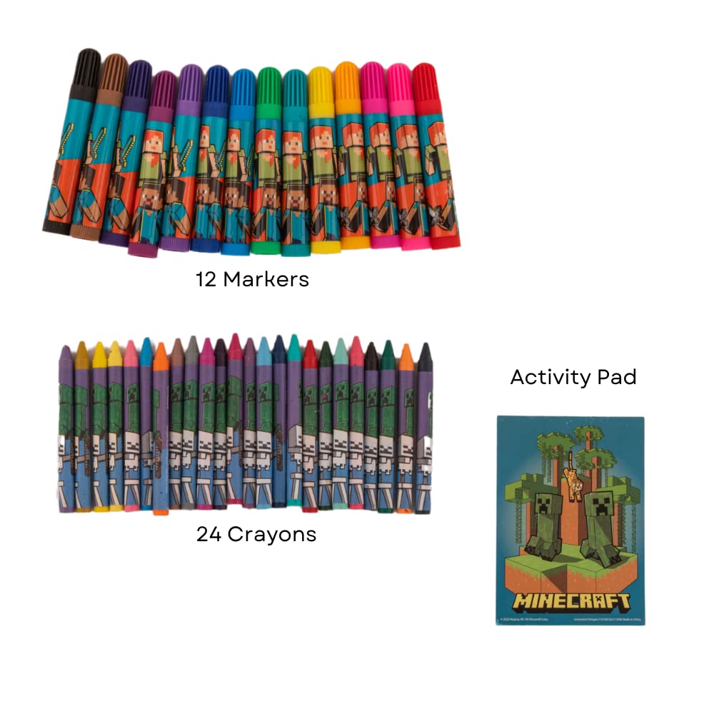 Minecraft Creative Coloring Canvas Painting And Activity Set For Kids, 1000+ Pcs