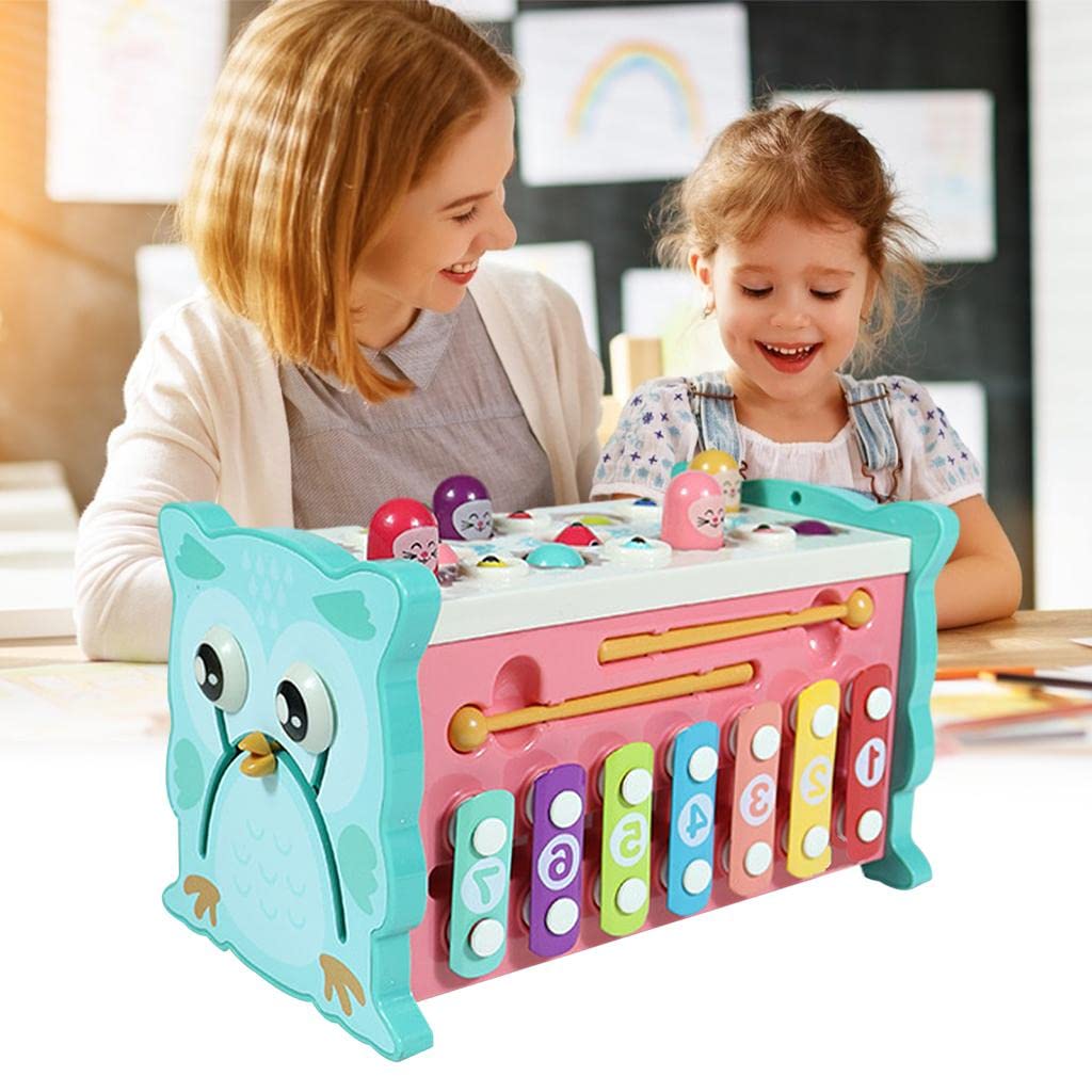 Merishopp Kids Hammering And Pounding Toys Xylophone Educational For Christmas Present Blue| Baby Learning Toy | Infant Activity