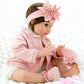 Milidool Reborn Baby Dolls Girl, 22 Inch Lifelike Realistic Baby Girl Doll That Look Real Baby Doll Silicone Newborn Baby Doll Packaged With Feeding Toy Accessories Set,Gift For Grandma And Kids 3+