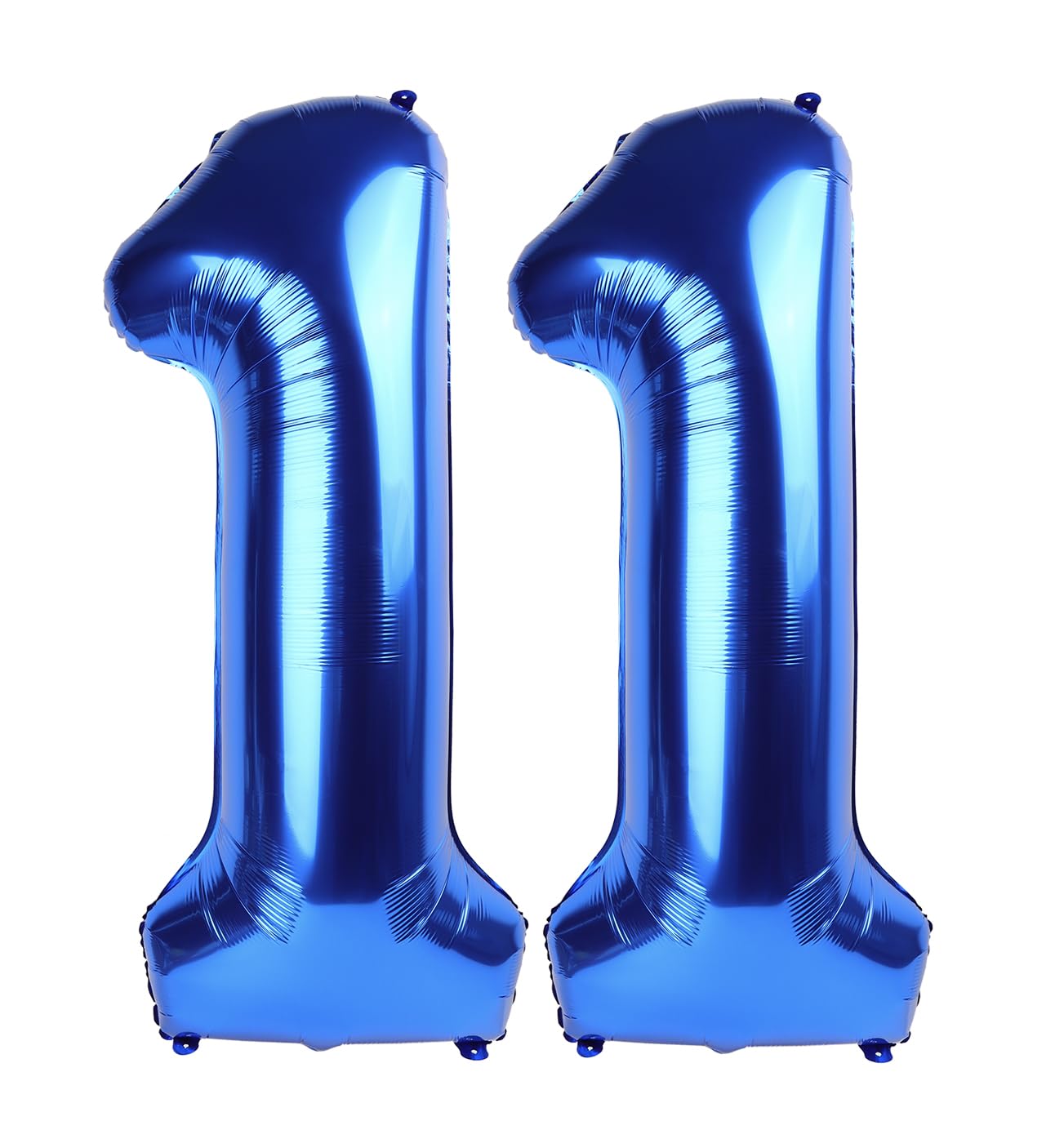 IWERP Navy Blue Number 11 Foil Mylar Balloon, 40 Inch, Birthday Decorations for 11 Year Old Girls and Boys