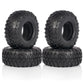4Pcs Rubber 117X51Mm 1/10 Rc Crawler 1.9 Tires With Foam Inserts For Gen7 Gen8 Scx10 Trx4 Upgrades (C-117X51Mm)