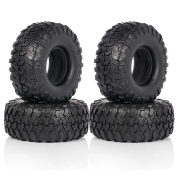 4Pcs Rubber 117X51Mm 1/10 Rc Crawler 1.9 Tires With Foam Inserts For Gen7 Gen8 Scx10 Trx4 Upgrades (C-117X51Mm)