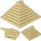100 Piece Tan Bricks Bulk, Tan 2X4 Building Bricks Flat, Compatible With Lego Parts And Pieces: 2X4 Tan Bricks(Color: Tan)