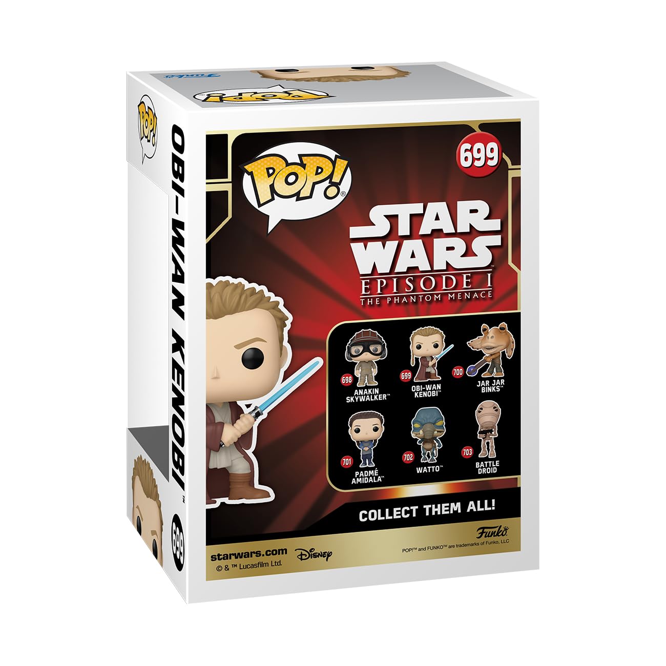 Funko POP! Star Wars OBI-Wan Kenobi Vinyl Figure 76018 - Multicolor Collectible for Kids & Adults - Official Merchandise