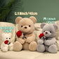 Teddy Bear Plush Stuffed Animal,Cute Teddy Bear With Rose,Sweet Rose Bear Gift For Your Loved,Teddy Bear For Girlfriend Kids Bir